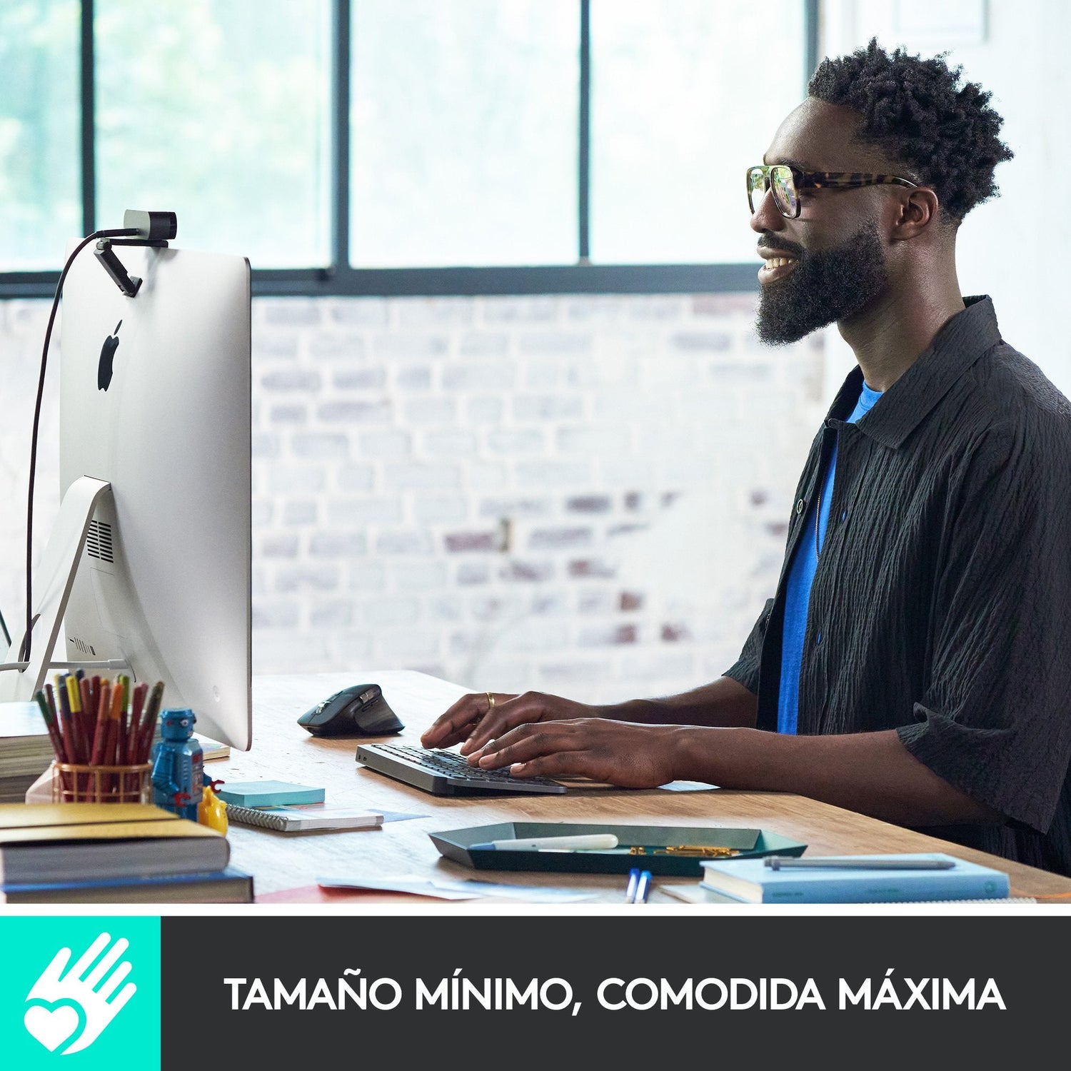 Teclado Español Logitech Mx Keys Mini Rf Wireless + Bluetooth Qwerty Grafito