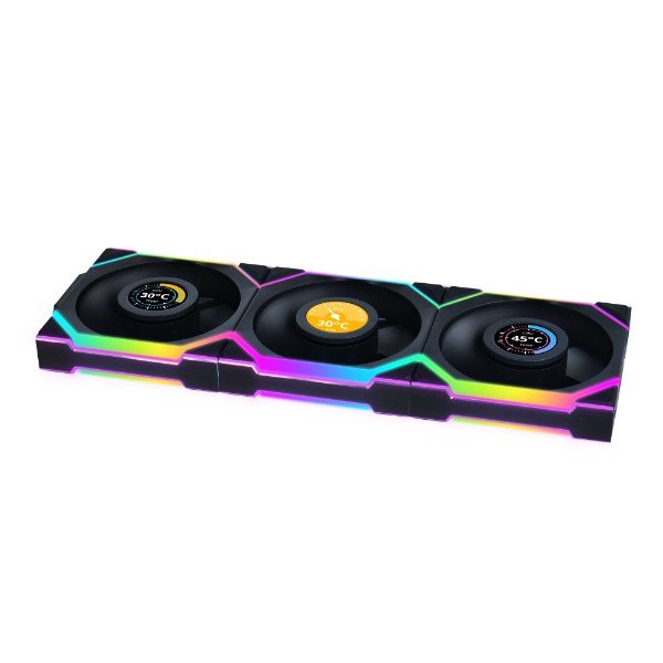 Ventilador 120x120 Lian Li Unifan Sl Wireless Lcd Black