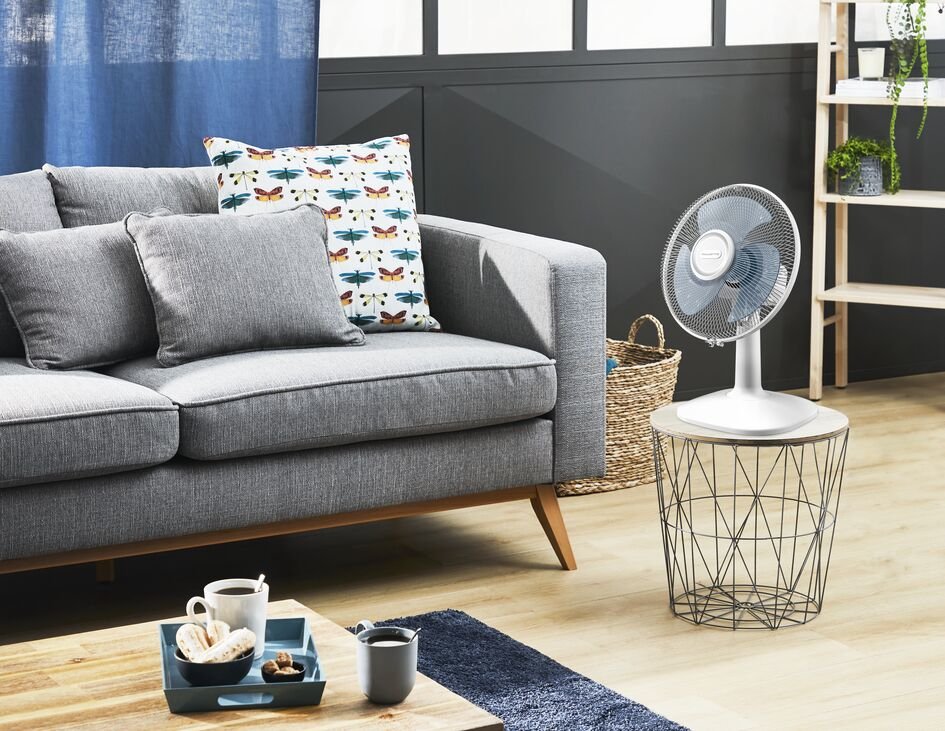 Ventilador Sobremesa Rowenta Vu2330 Essential 30cm Blanco