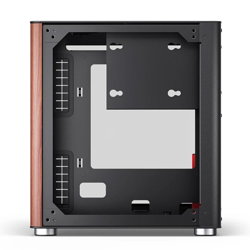 Jonsbo Tk-0 Pc Carcasa, Mini-Tower, Mini-Itx, Tempered Glass, Madera - Negro