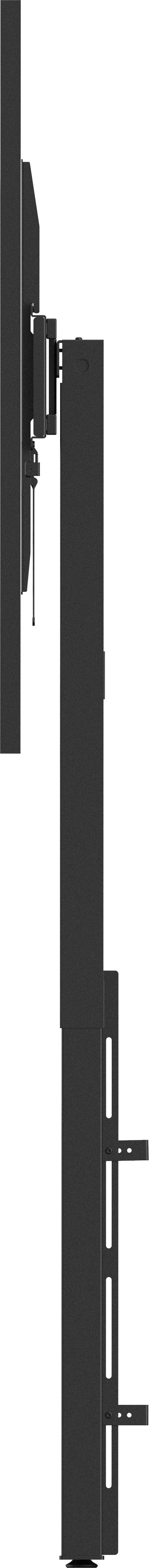 Soporte A Suelo Ajustable Manualmente En Altura Para Pantallas Grandes De Vision Garanta Durante Toda La Vida Til Del Producto De Alta Resistencia Apto Para Pantallas De Hasta 100" Con Tamaos Vesa De Hasta 800 X 600 Se Fija A La Pared Y Tra