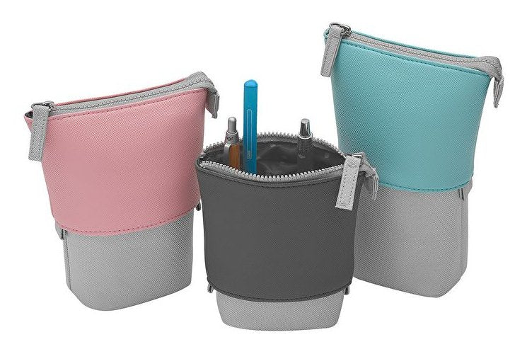 EAN 4003801867168 - Wedo 242 73009 Estuche suave Tela, Imitación piel, Poliéster Gris, Rosa imagen 2