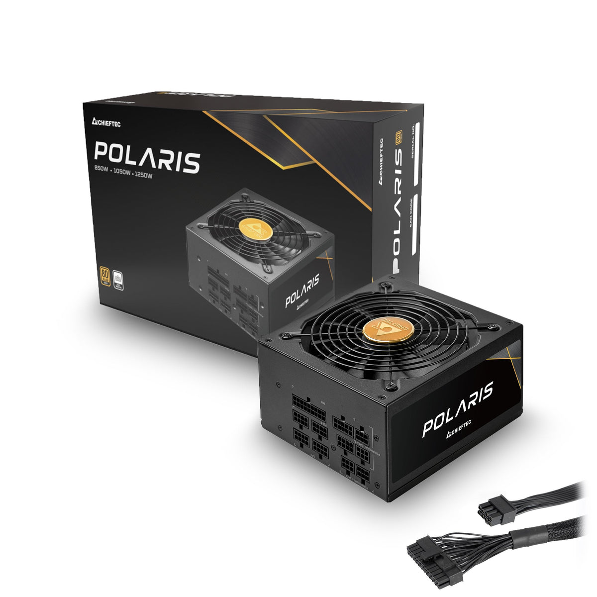 Fuente De Alimentación Chieftec Serie Polaris, Pps-850fc, 850w, Totalmente Modular, 80+ Gold