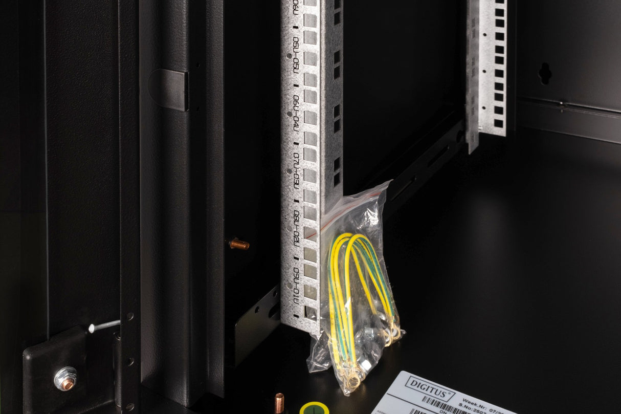 EAN 4016032257646 - Digitus DN-19 09U-6/6-SW armario rack 9U Bastidor de pared Negro imagen 6