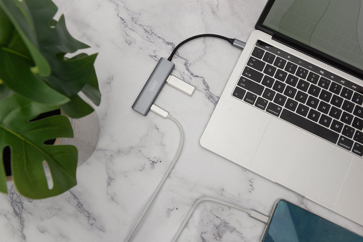 Digitus Usb-C 4 Port Hub 2x Usb-A + 2x Usb-C Gen2