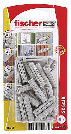 Blister Taco Fischer Sx Ø6x30mm K Nv 30 Unid. 567822