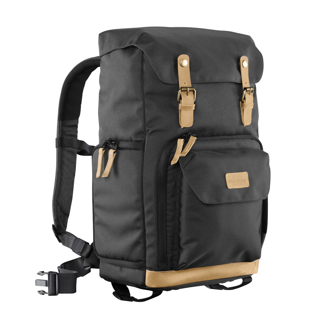 EAN 4056929213430 - Mantona 21343 estuche para cámara fotográfica Funda tipo mochila Negro, Verde imagen 1