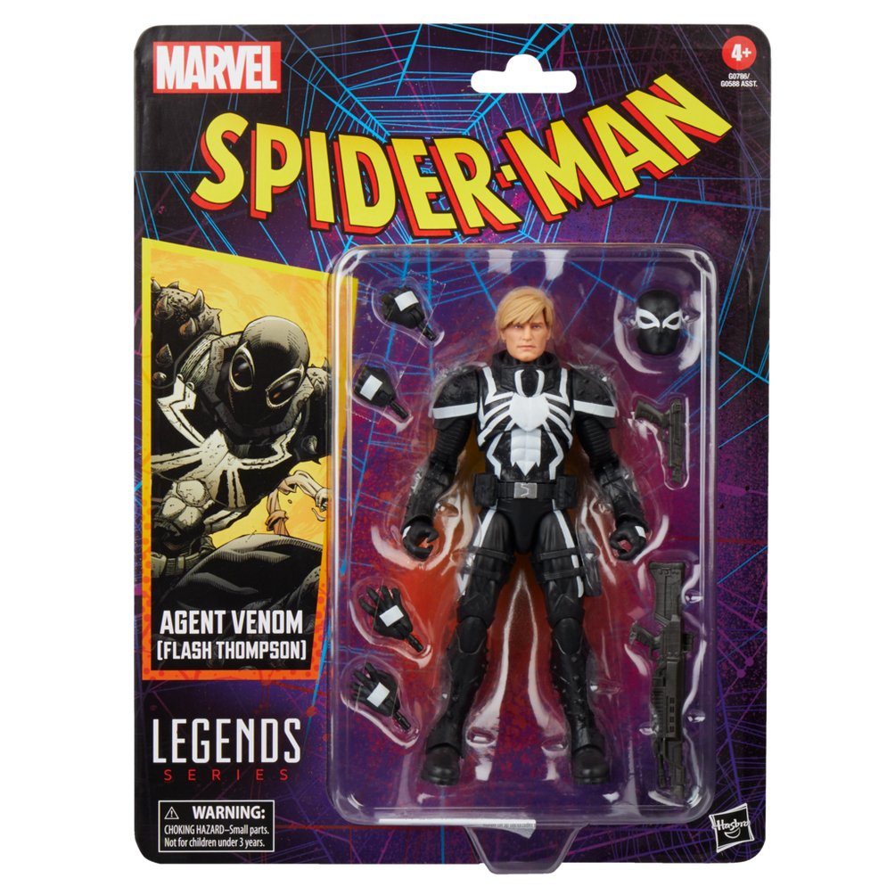 Figura Hasbro Marvel Legends Series Spider Man Agent Venom (Flash Thompson)