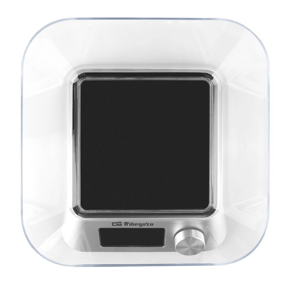 Báscula De Cocina Electrónica Orbegozo Pc 1030 Hasta 5kg Plata