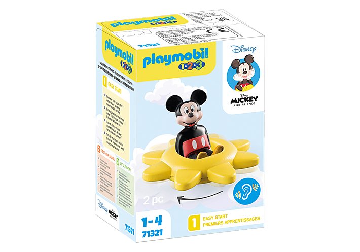 Playmobil 71321 1.2.3 & Disney: Sol Giratorio De Mickey