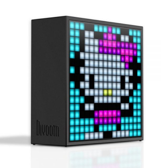 Divoom Altavoz Bluetooth Led Timebox-Evo Pixel Art Negro
