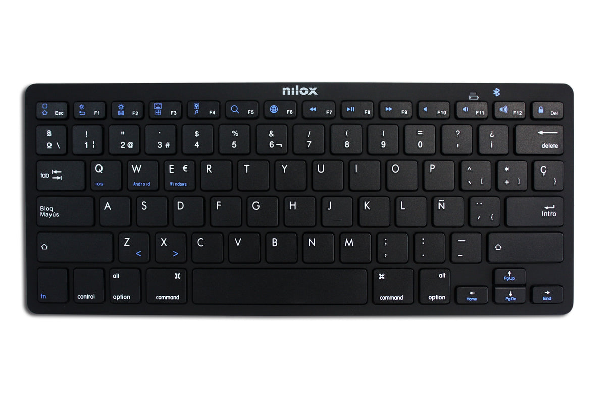Teclado Español Nilox Bluetooth Negro
