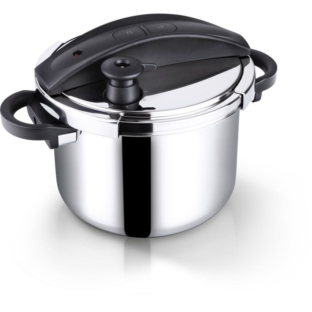 Lamart Ltdsd6 Olla A Presión 6 L Negro, Acero Inoxidable