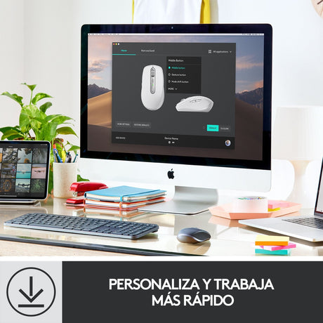EAN 5099206092952 - Logitech MX Anywhere 3 ratón Viajes mano derecha RF Wireless + Bluetooth Laser 4000 DPI imagen 9