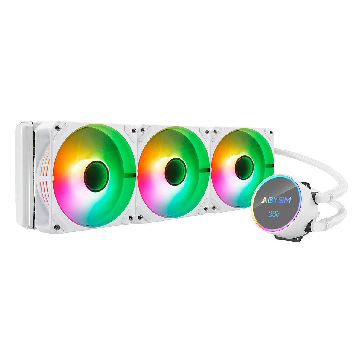 EAN 6974560223138 - ABYSM ARTIC White 360 ARGB Procesador Sistema de refrigeración líquida todo en uno 12 cm Blanco 1 pieza(s imagen 1