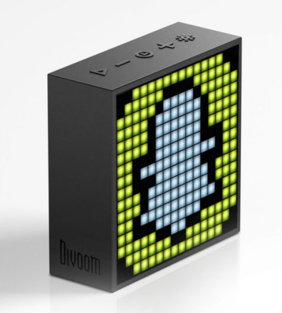 Divoom Altavoz Bluetooth Led Timebox-Evo Pixel Art Negro
