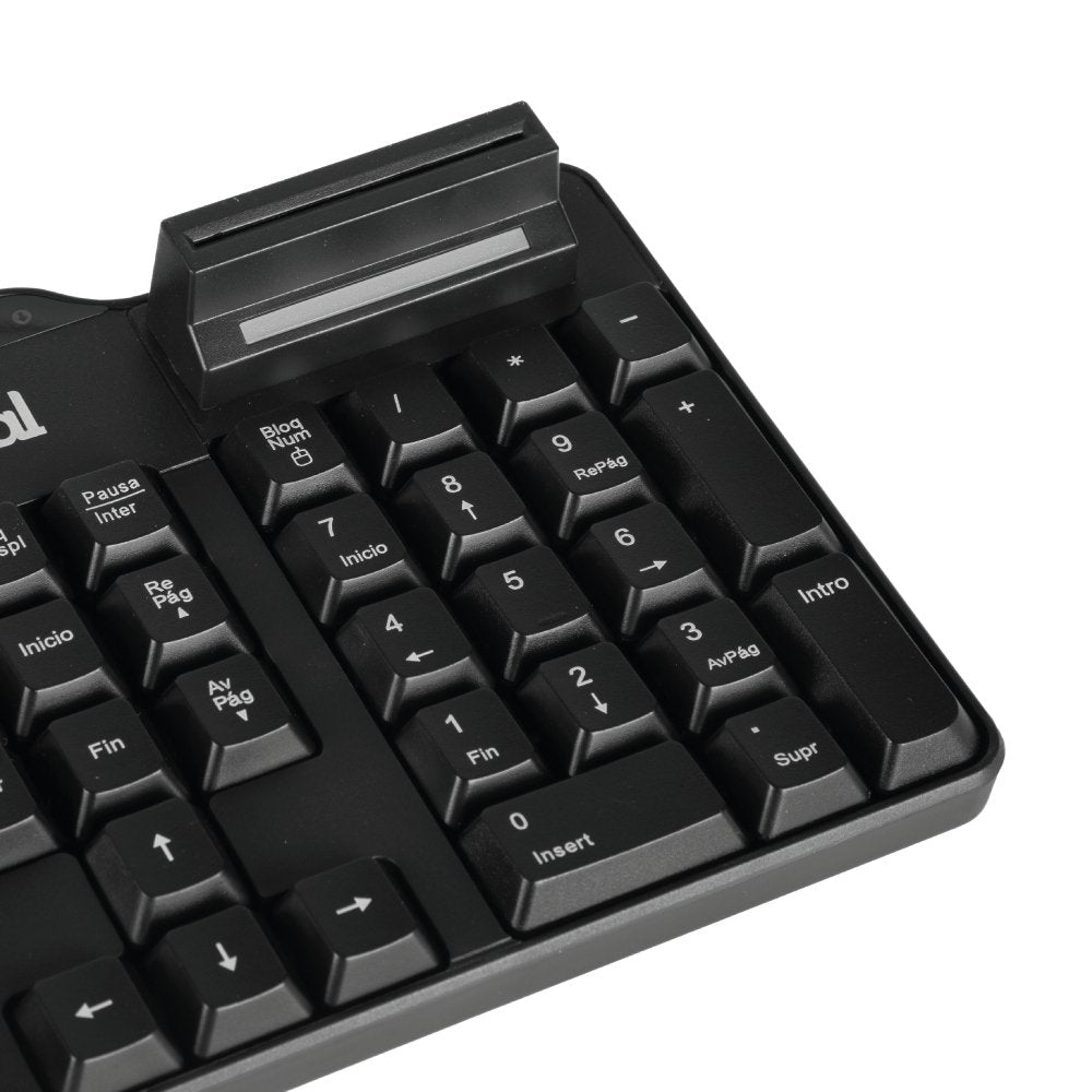 Iggual Teclado Inteligente Ck-Id-Dni Smart Negro