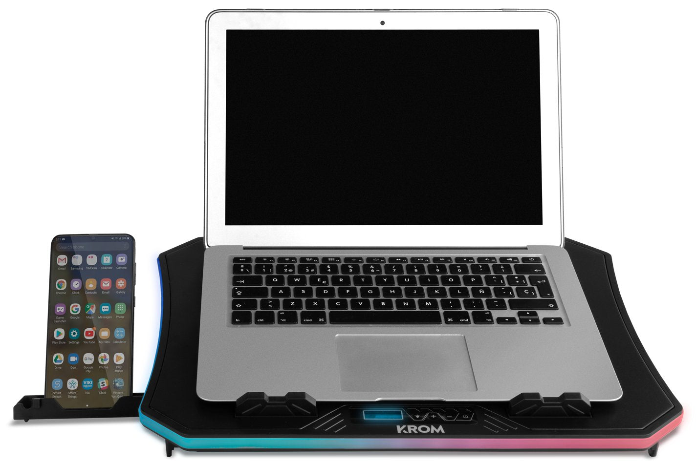 Krom Soporte Kooler Rgb Laptop Cooling Base