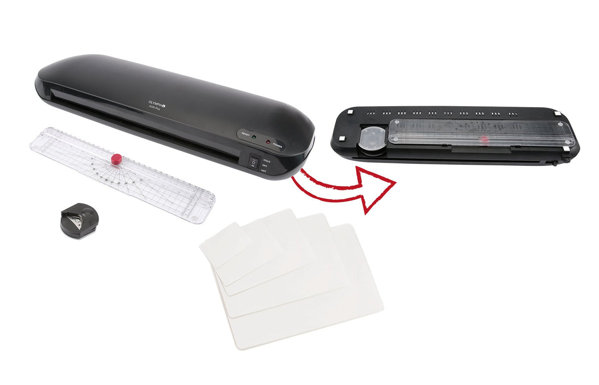 EAN 4030152031382 - Olympia 3138 laminador Plastificadora en frío/caliente 400 mm/min Negro imagen 1