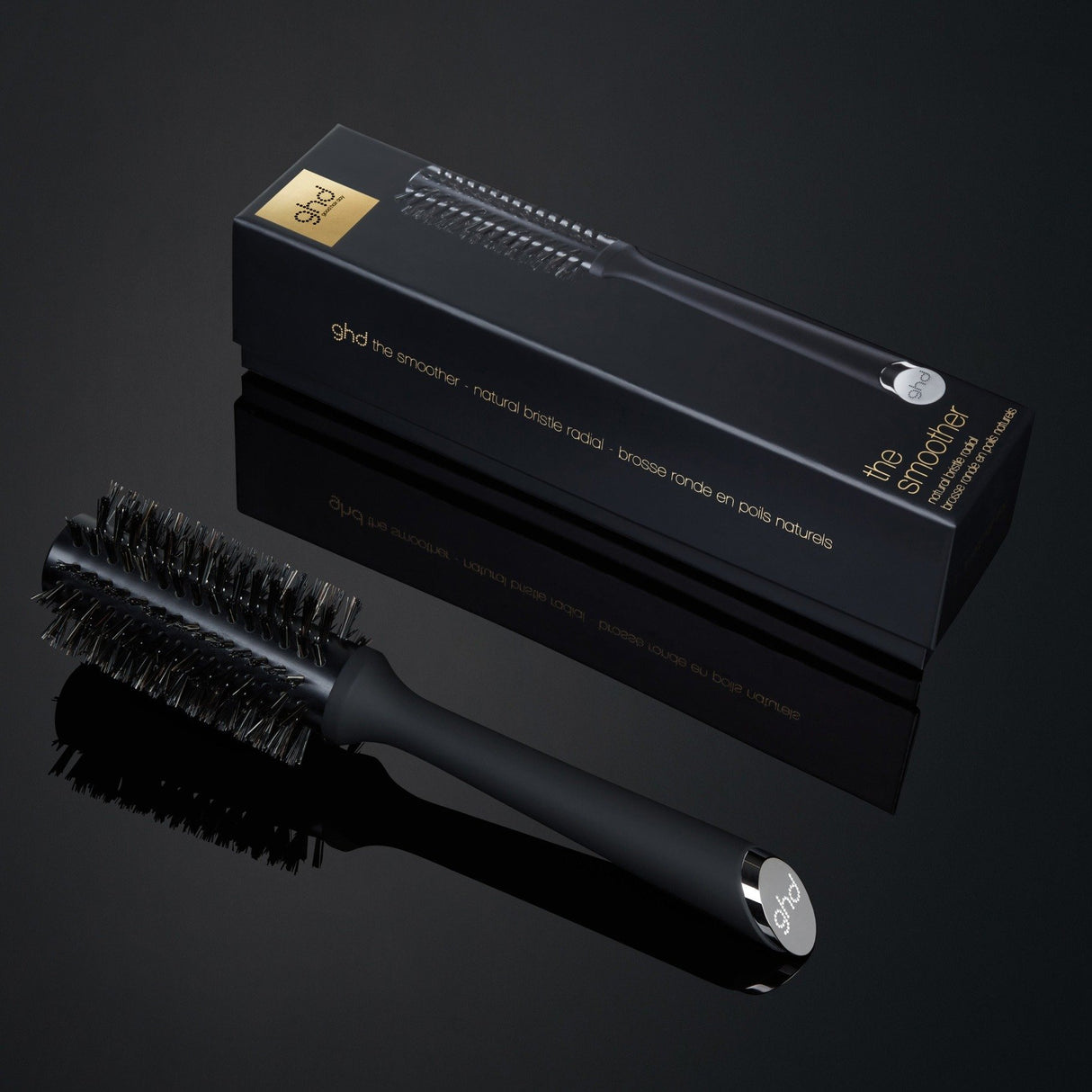EAN 5060829516286 - GHD 99350164197 cepillo para el cabello y peine Adulto Cepillo para el pelo redondo Negro 1 pieza(s) imagen 5