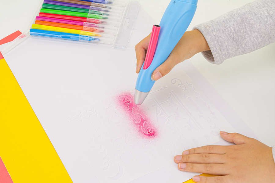 Juego De Pintura En Aerosol Con Aerógrafo Eléctrico Peach, Po150