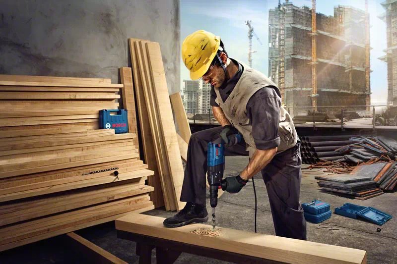 Taladro Bosch Professional Gbh 240 Professional Percutor, Sds-Plus Azul/Negro, 790 W, Maletín 611272100