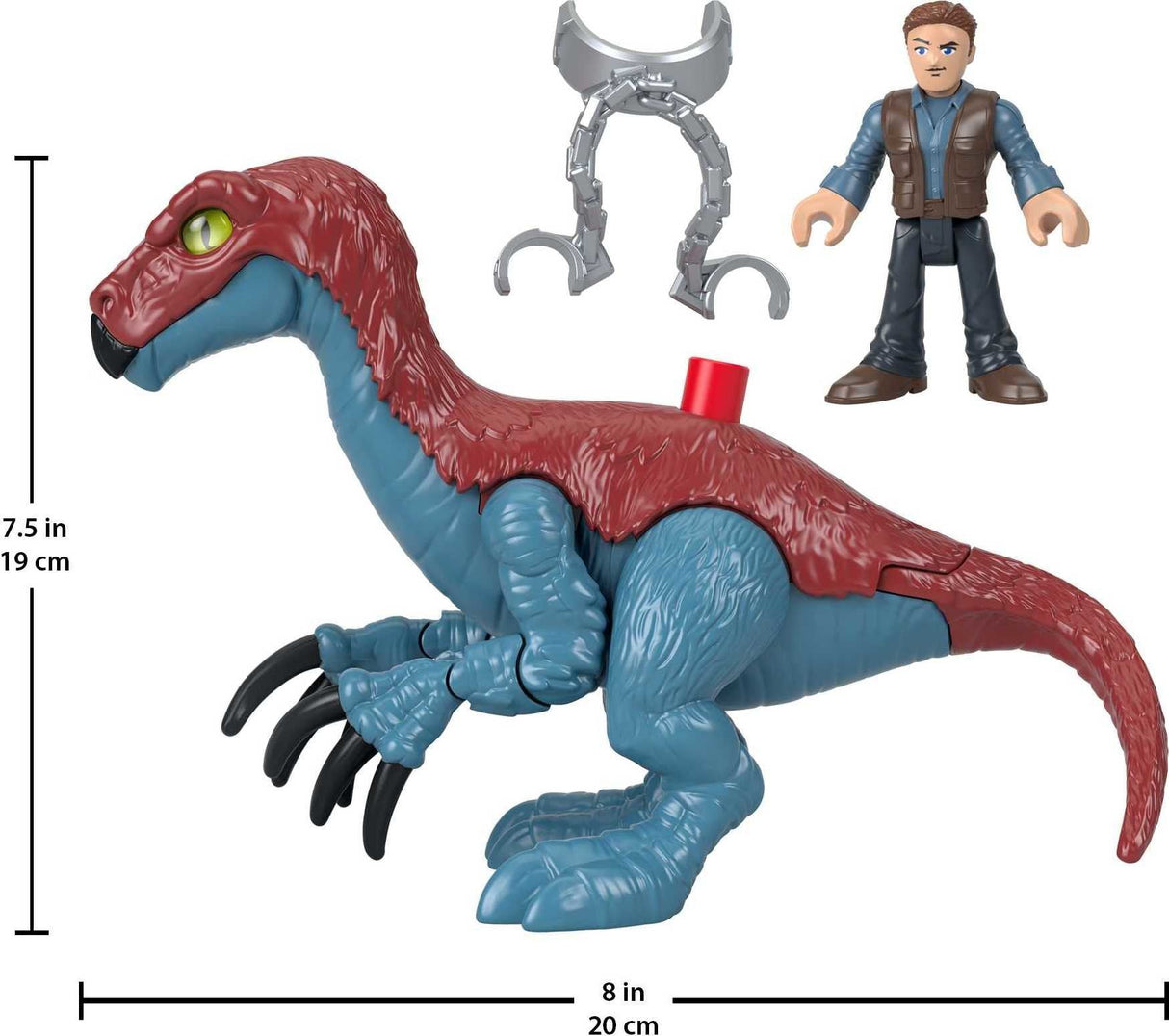 Figura Mattel Jurassic World Therizinosaurus