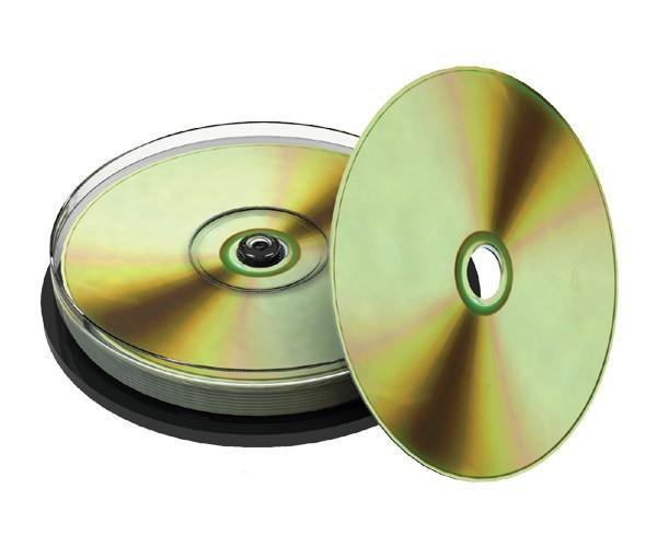 Mediarange Cd-R 700mb 80min True Gold Pamel En Blanco 10uds