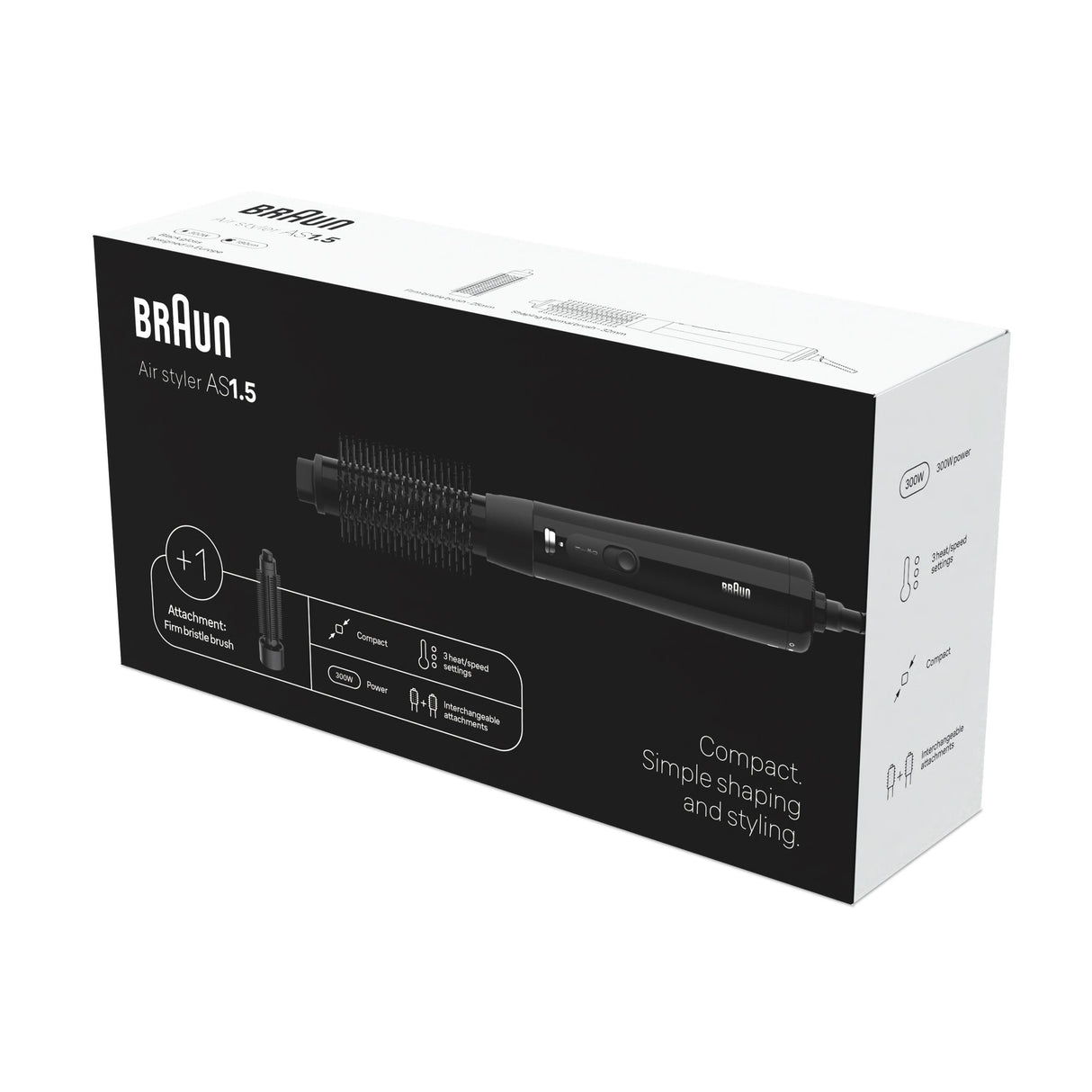EAN 3030050197518 - Braun AS1.5 Negro 300 W 1,8 m imagen 7
