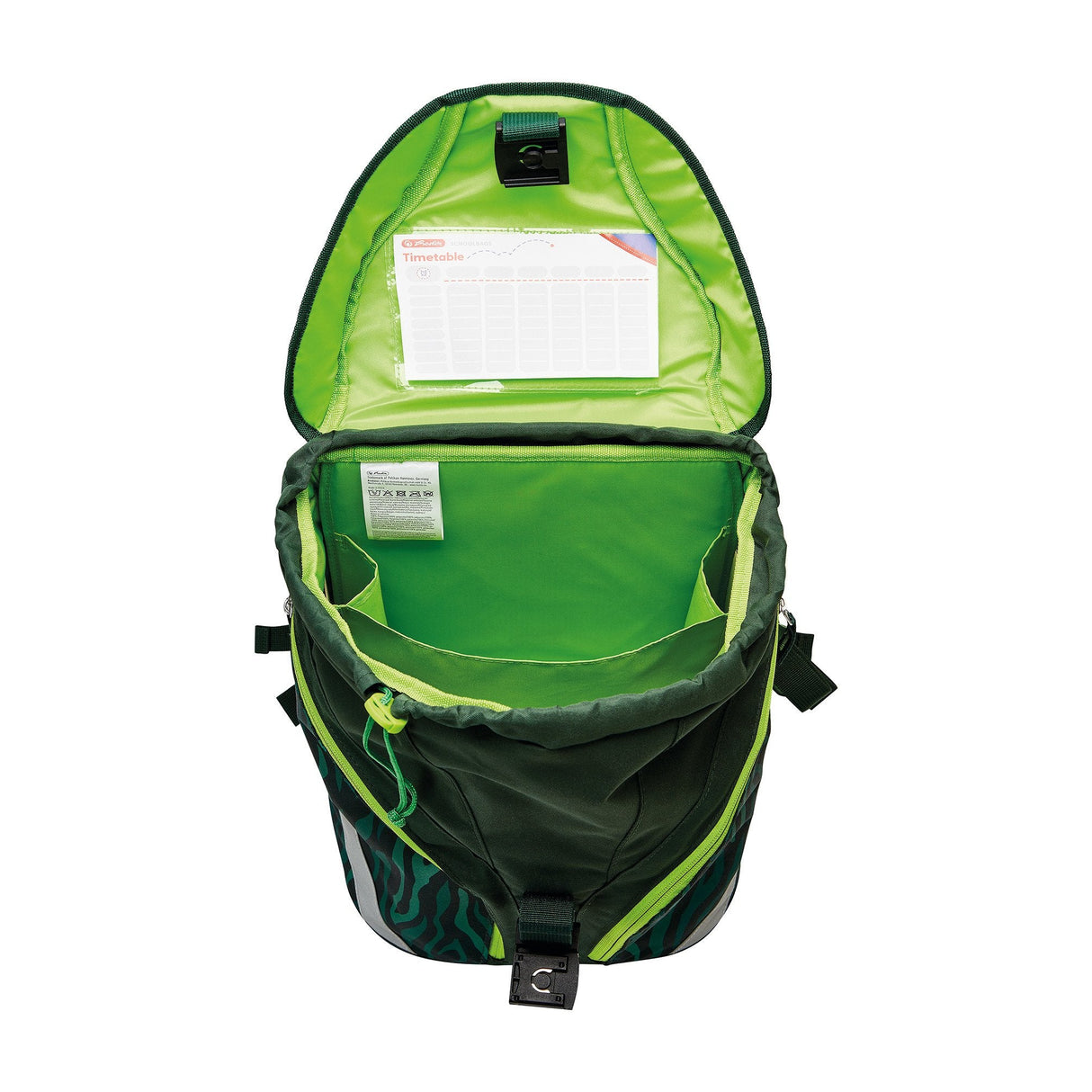 Herlitz Softlight Plus Jungle Juego De Mochila Escolar Niño Poliéster Verde, Oliva