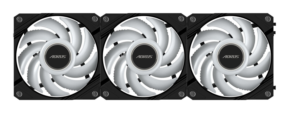 EAN 4719331555191 - GIGABYTE AORUS EZ CHAIN FAN 120 (3-Pack) Placa base Ventilador 12 cm Negro 3 pieza(s) imagen 6