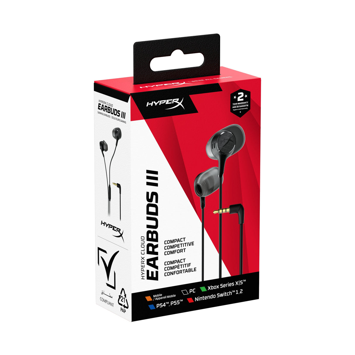 Sluchawki Przewodowe Cloud Earbuds Iii Bn7r9aa Czarne