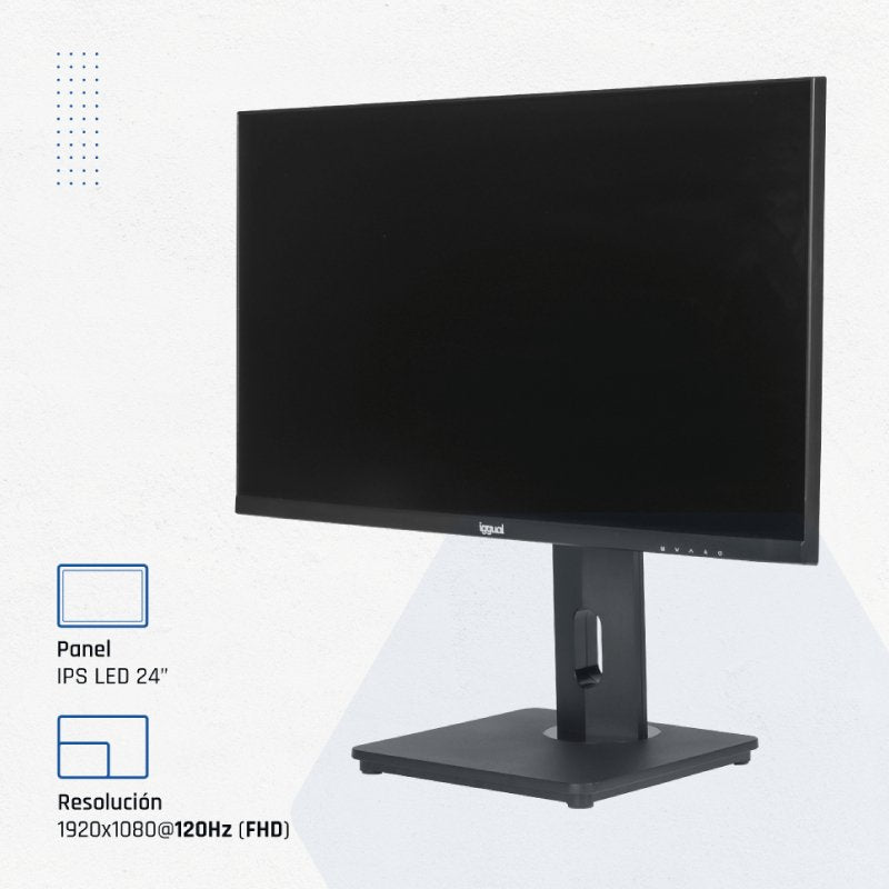 EAN 8435364319826 - iggual ML24FA pantalla para PC 61 cm (24") 1920 x 1080 Pixeles Full HD LED Negro imagen 3