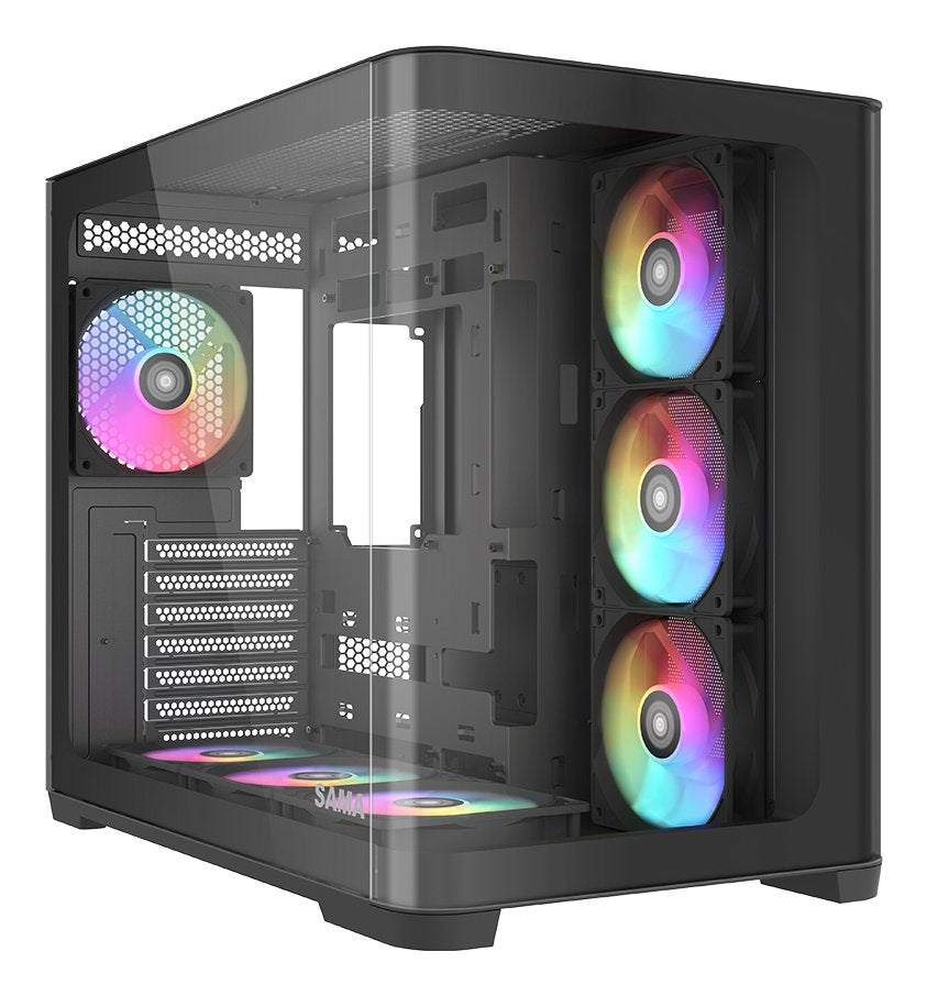 Sama V60 Atx Mid-Tower Atx Pc Case Black Retail