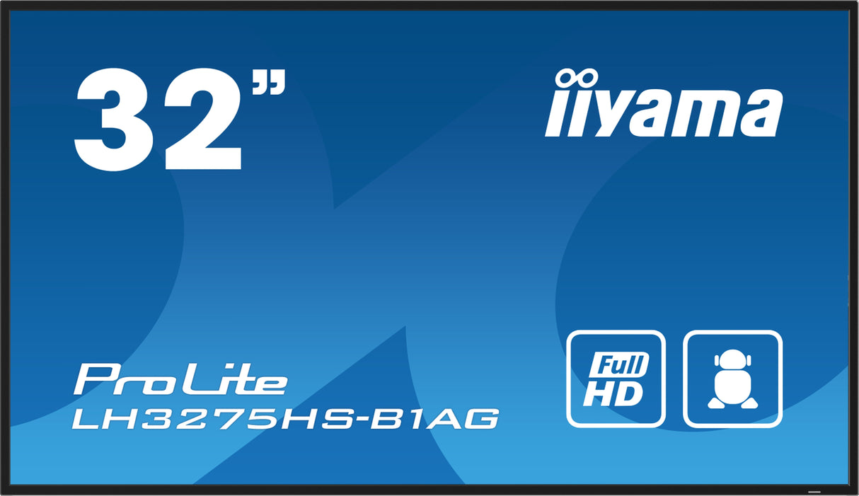 Iiyama Prolite Pantalla Señalización 81,3 Cm (32") Lcd Wifi 500 Cd / M² Full Hd Negro Android 11 24/7