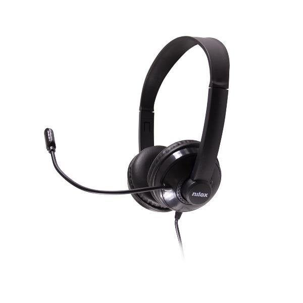 EAN 8436556146176 - Nilox ACOUSTIC USB HEADPHONE Alámbrico Dentro de oído Negro, Gris imagen 4