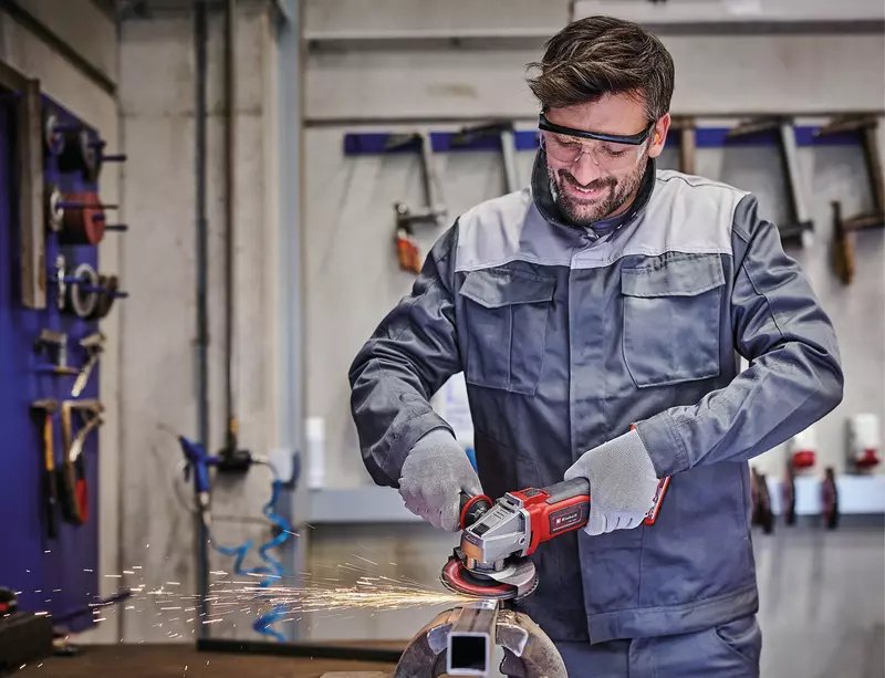 Amoladora Einhell Angular Te-Ag 18/115-2 Li -Solo 4431166 Rojo/Negro