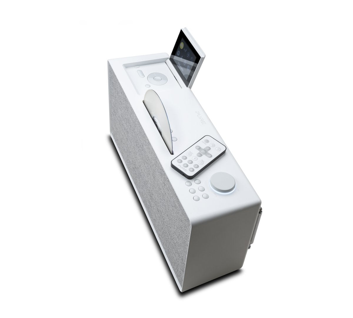 Pure Evoke Home Cotton White / Microcadena 100w Con Altavoces Integrados