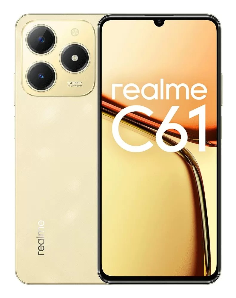 Smartphone Realme C61 6+128gb Ds 4g Gold Oem