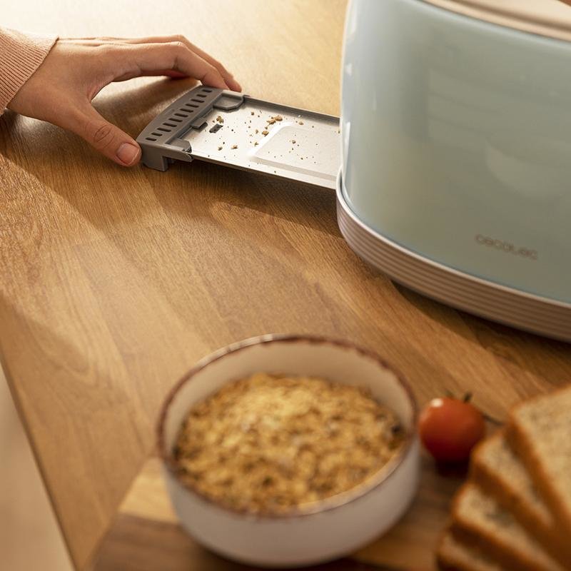 Tostadora Vertical Cecotec Toas Tand Taste 800 Vintage Light Blue