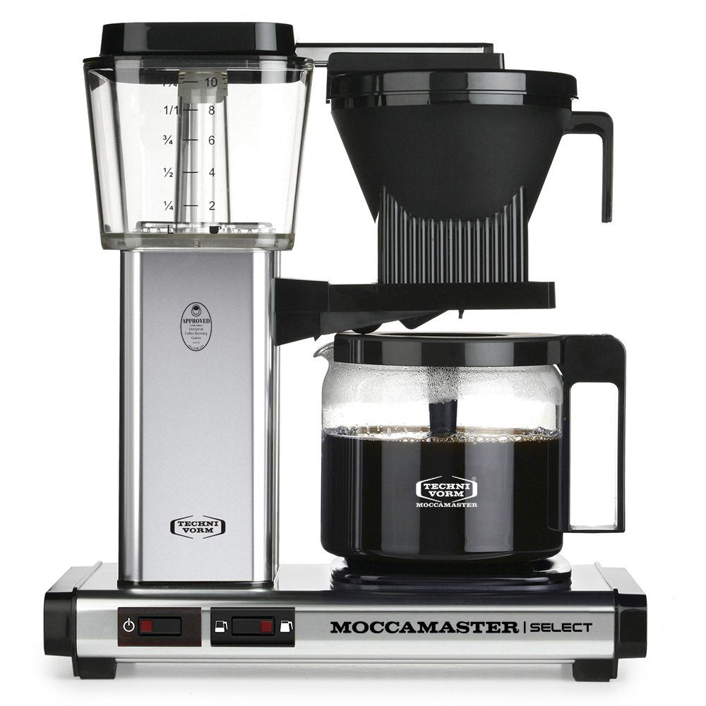 Cafetera De Filtro Moccamaster Kbg Select Polished Silver Totalmente Automática 1,25 L