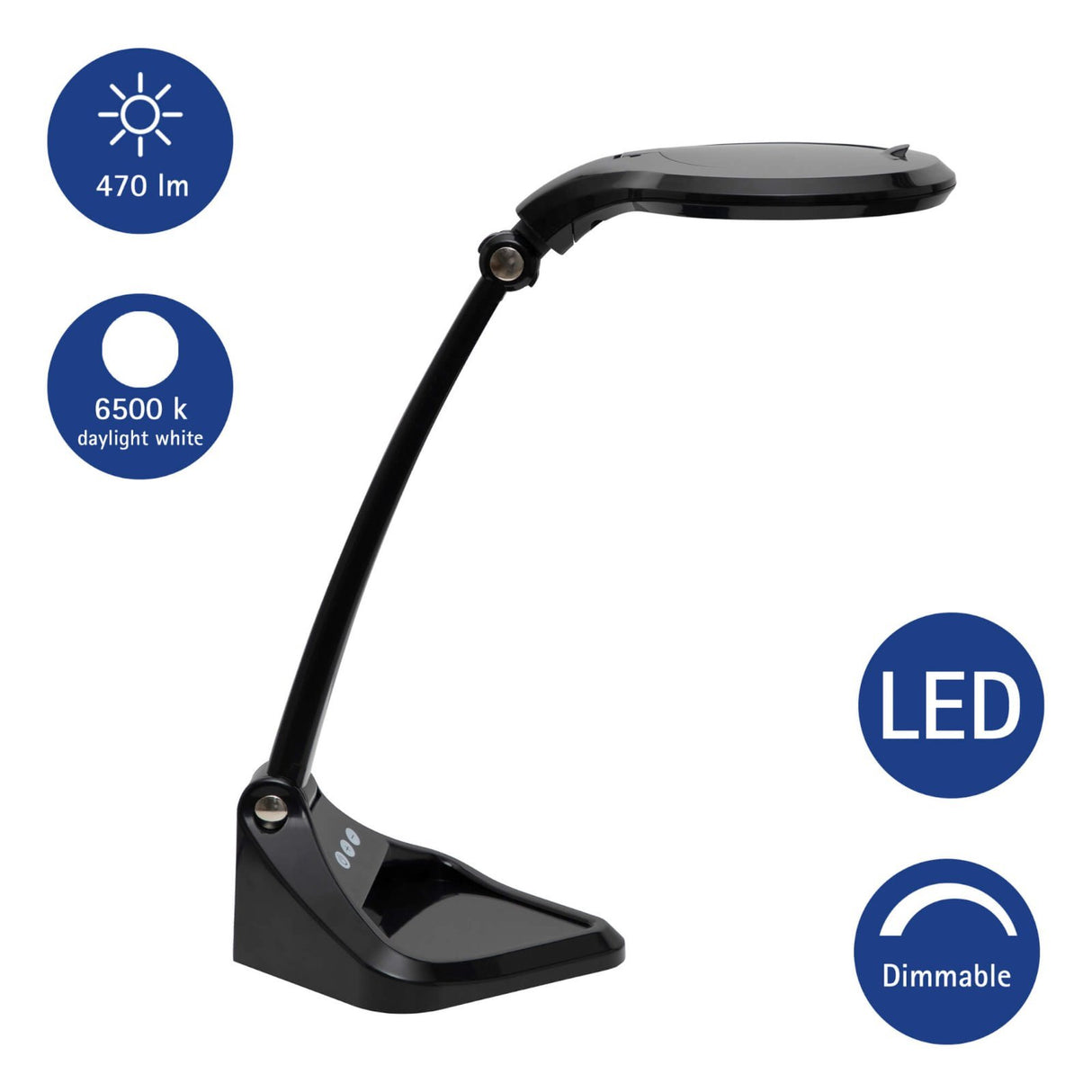 EAN 4002390078351 - MAUL 8261290 lámpara de mesa Negro imagen 3