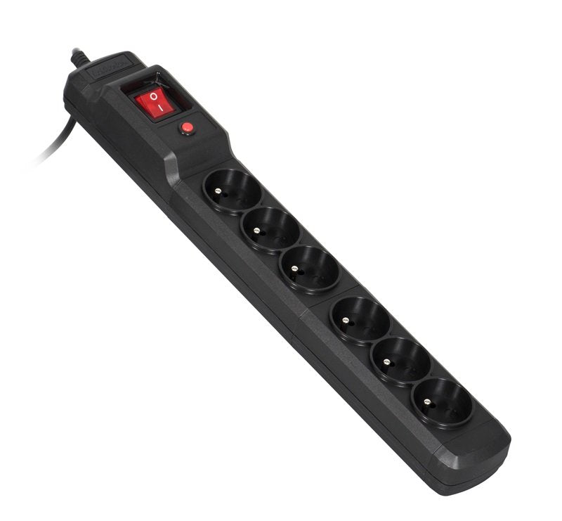 EAN 5901443115625 - Activejet COMBO 6GN 5M base múltiple 6 salidas AC Interior Negro imagen 1