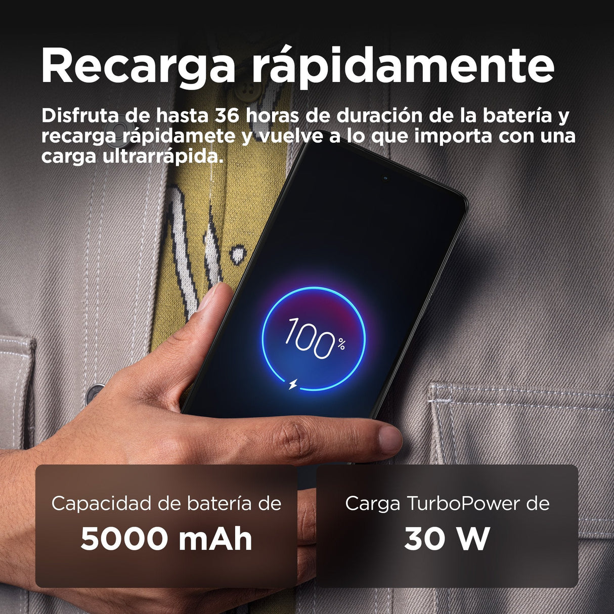 EAN 0840023275890 - Motorola ThinkPhone25 16,1 cm (6.36") SIM doble Android 14 5G USB Tipo C 8 GB 256 GB 4310 mAh Negro imagen 16