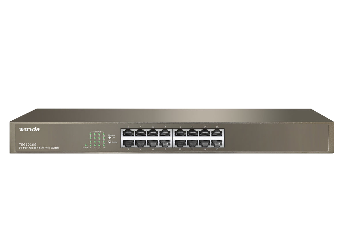 Tenda Teg1016gv8.0 16-Port Gigabit Ethernet Switch