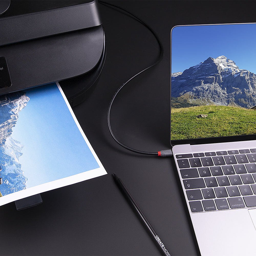 EAN 4002888366670 - Lindy 36667 cable USB USB 3.2 Gen 1 (3.1 Gen 1) 2 m USB C USB B Negro imagen 3