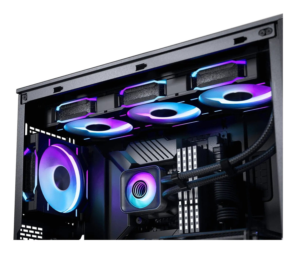 K Phanteks Glacier One 360d30 X2 Drgb Schwarz Aio-Wasserkühlung