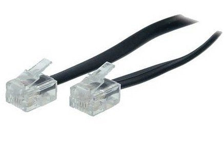Helos Cable 6p4c/6p4c, 4adrig, 6 M, 2 X Rj11