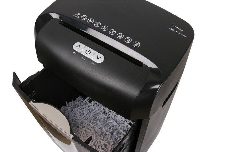 EAN 4030152026319 - Olympia CC 415.4 triturador de papel Corte cruzado 65 dB 22 cm Negro imagen 3