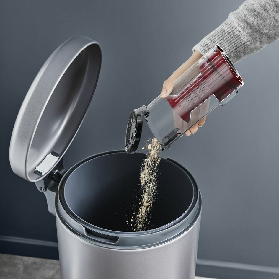 EAN 3221616113435 - Rowenta RH6A71 Aspiradora escoba 2 en 1 Batería Secar Sin bolsa Aluminio, Rojo imagen 8